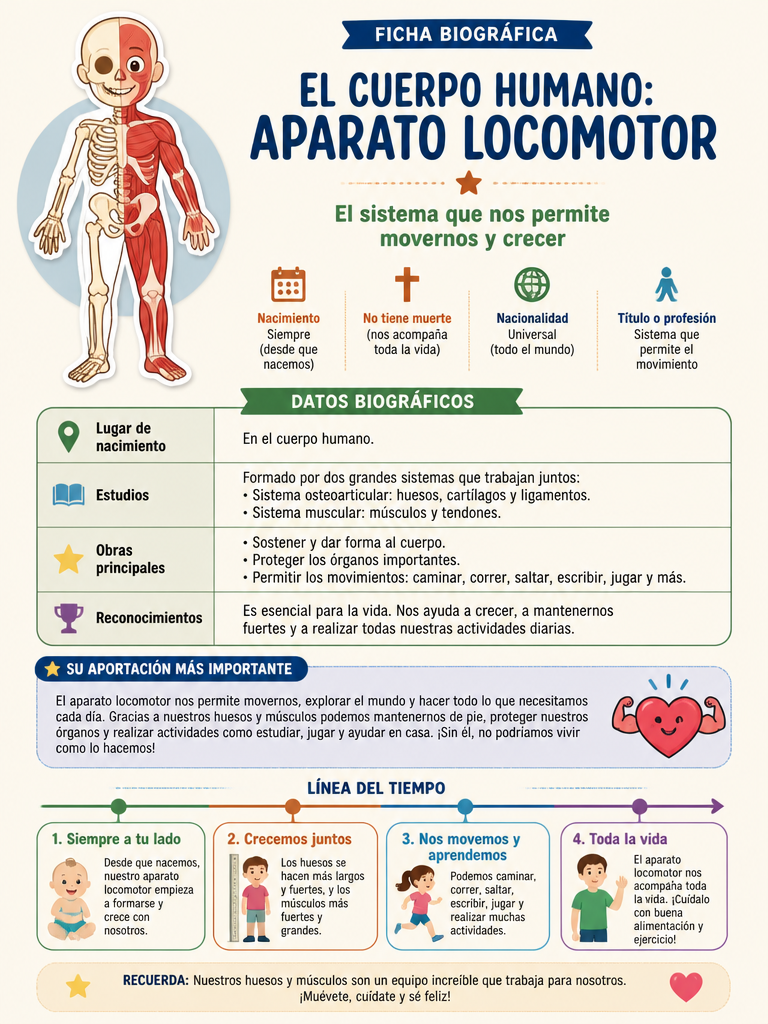 El Cuerpo Humano: Aparato Locomotor