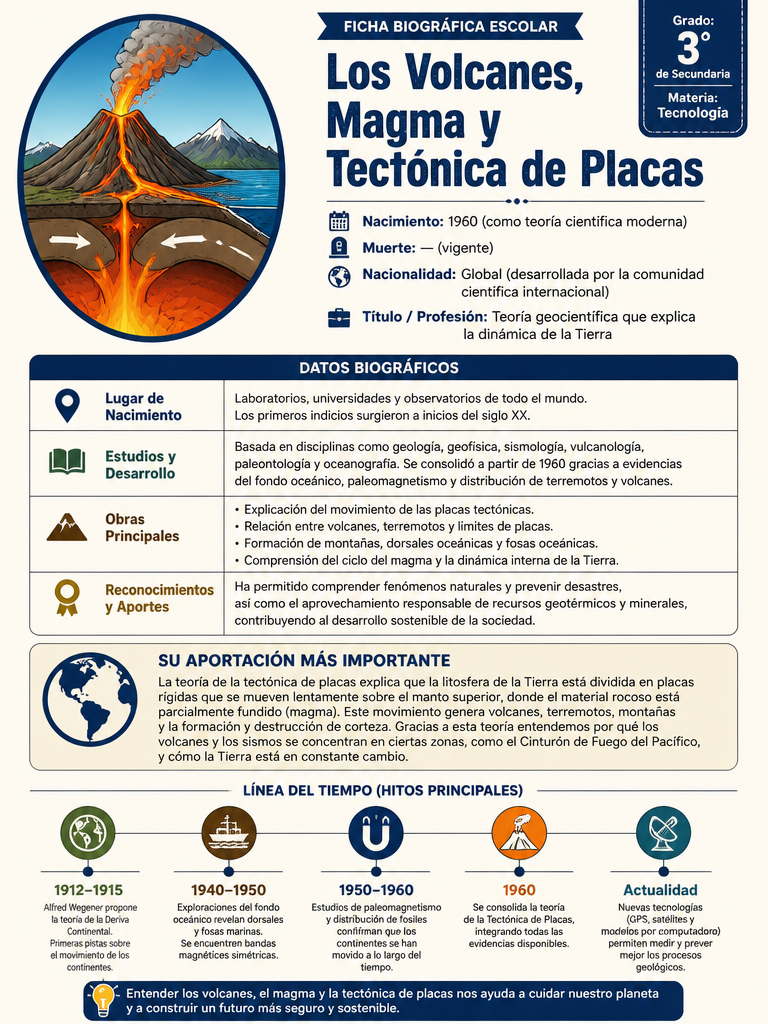 Los Volcanes, Magma y Tectónica de Placas