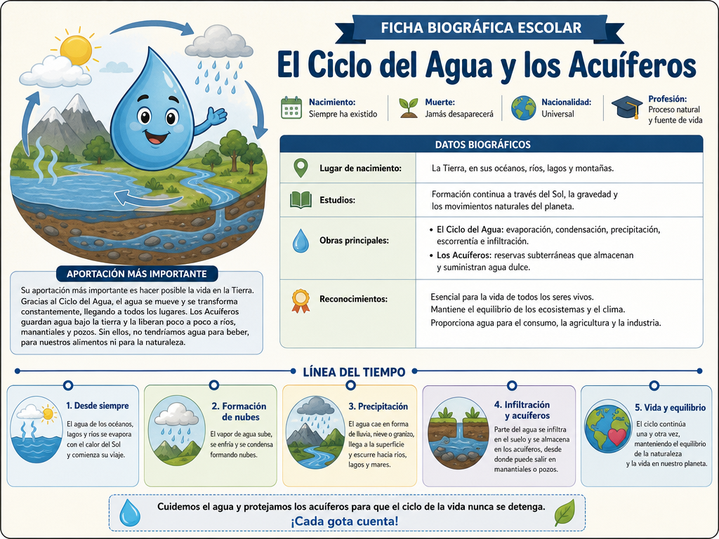 El Ciclo del Agua y los Acuíferos