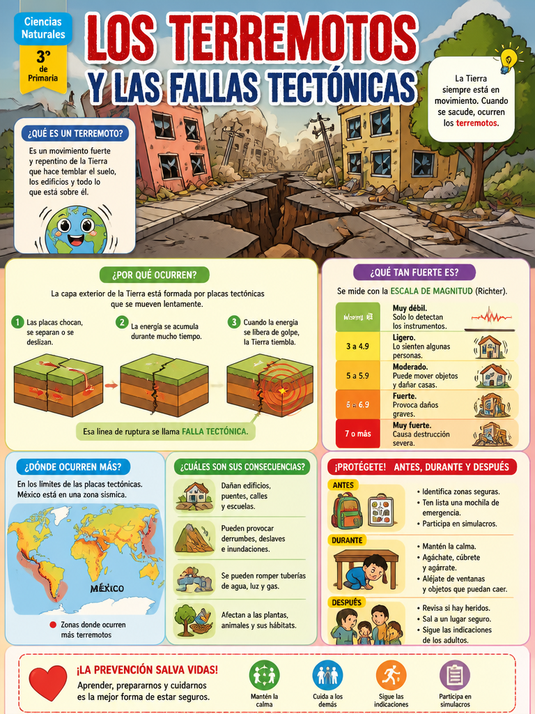 Los Terremotos y las Fallas Tectónicas