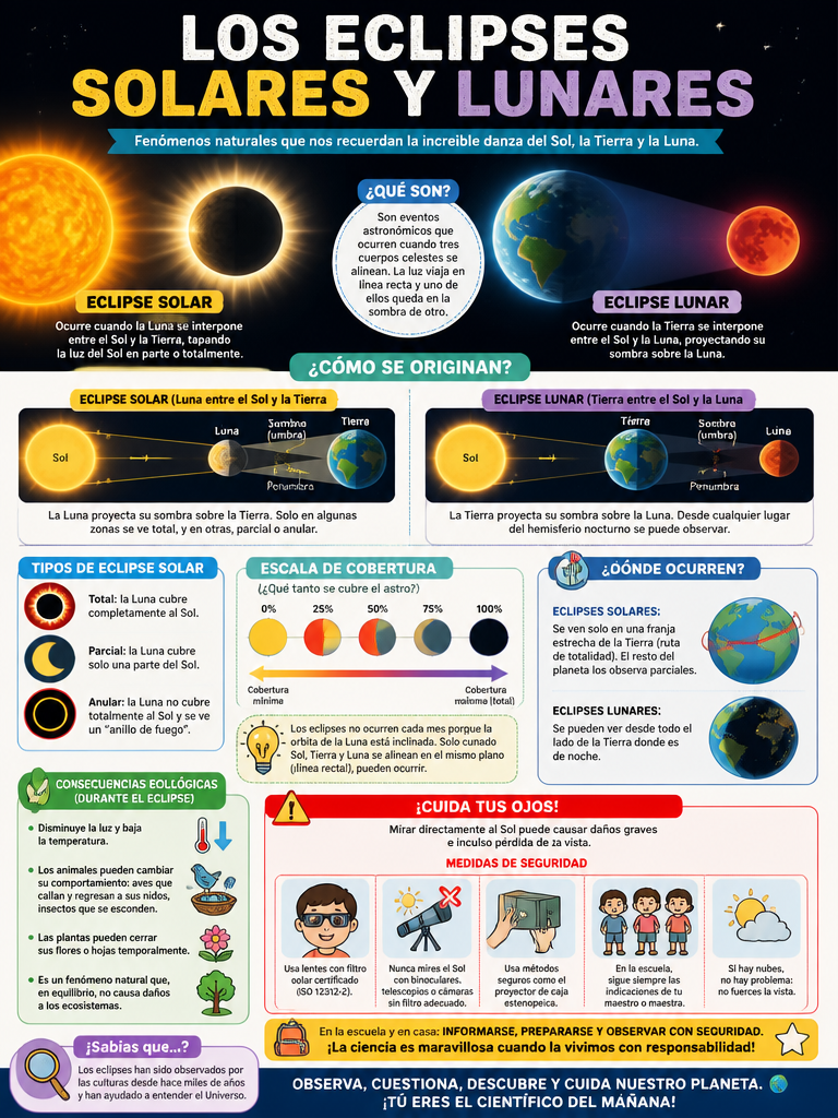Los Eclipses Solares y Lunares