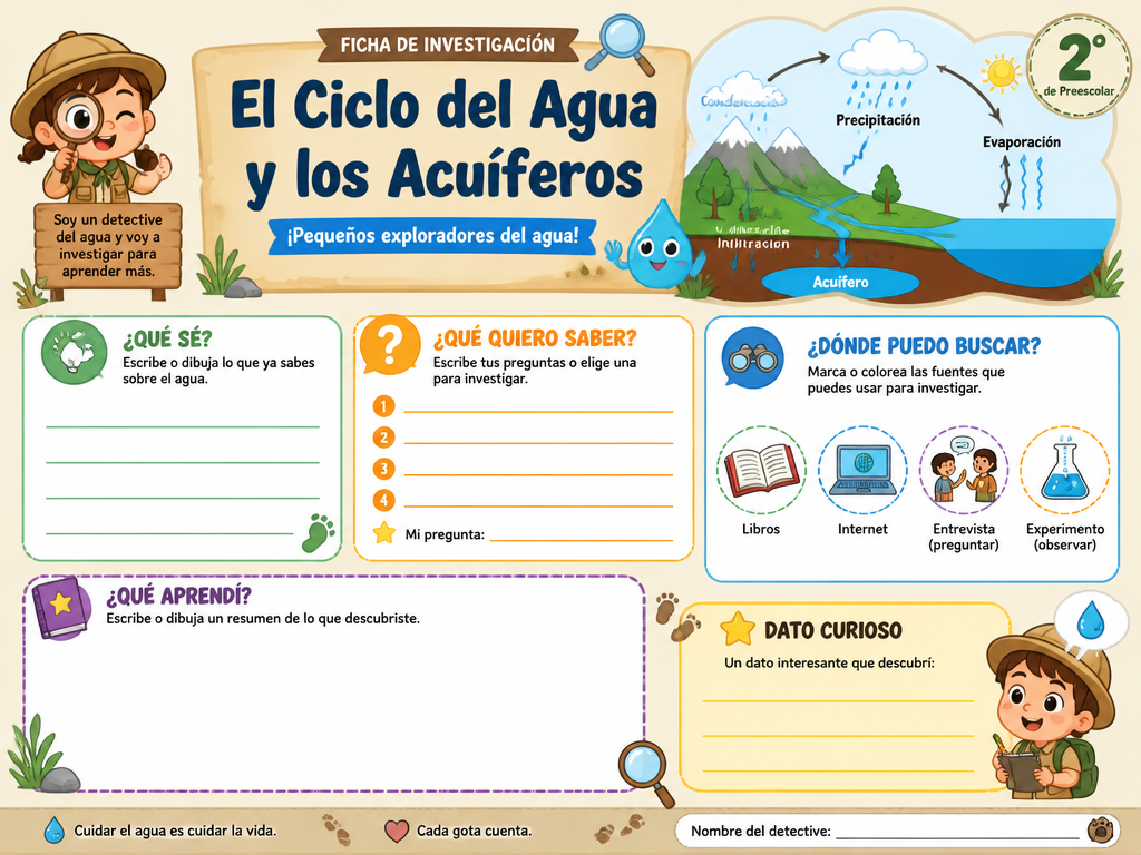 El Ciclo del Agua y los Acuíferos