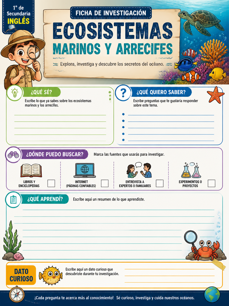 Ecosistemas Marinos y Arrecifes