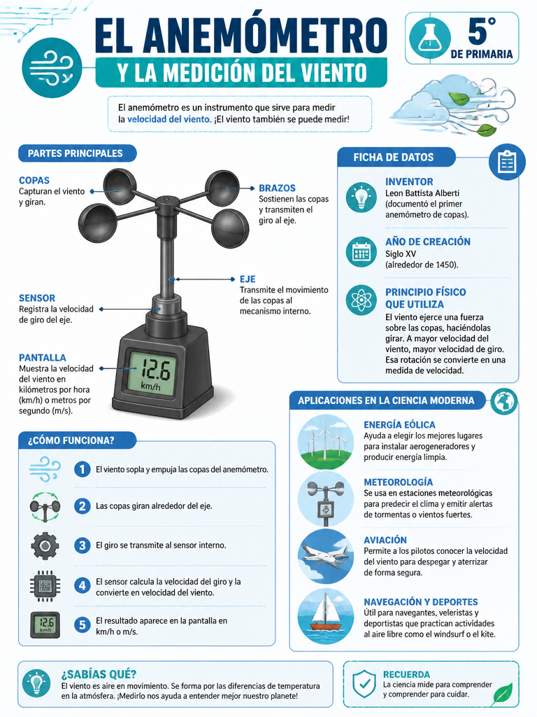 El Anemómetro y la Medición del Viento
