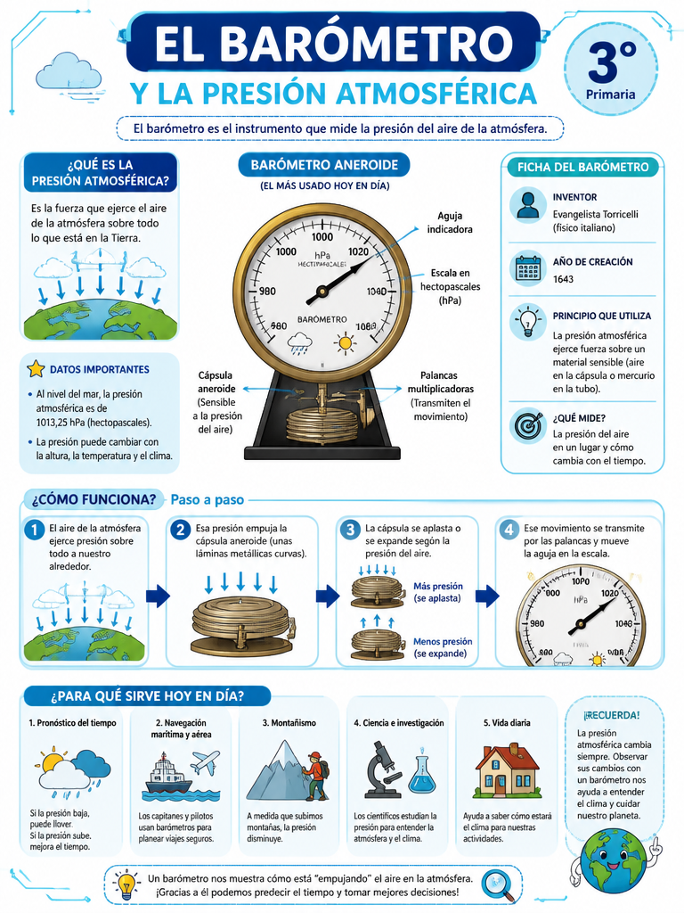 El Barómetro y la Presión Atmosférica