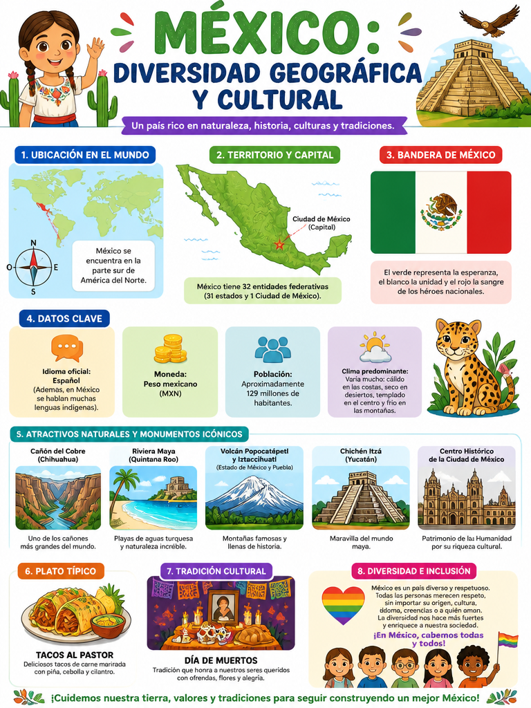 México: Diversidad Geográfica y Cultural