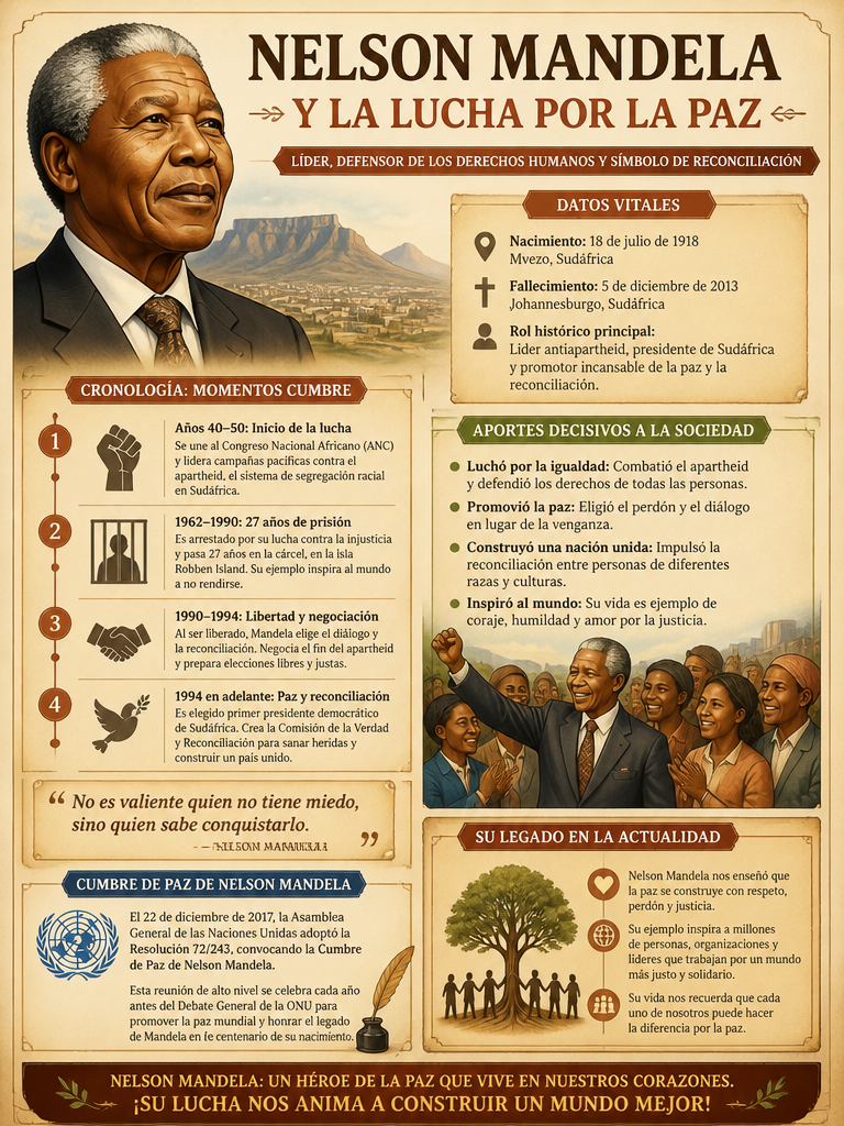 Nelson Mandela y la Lucha por la Paz