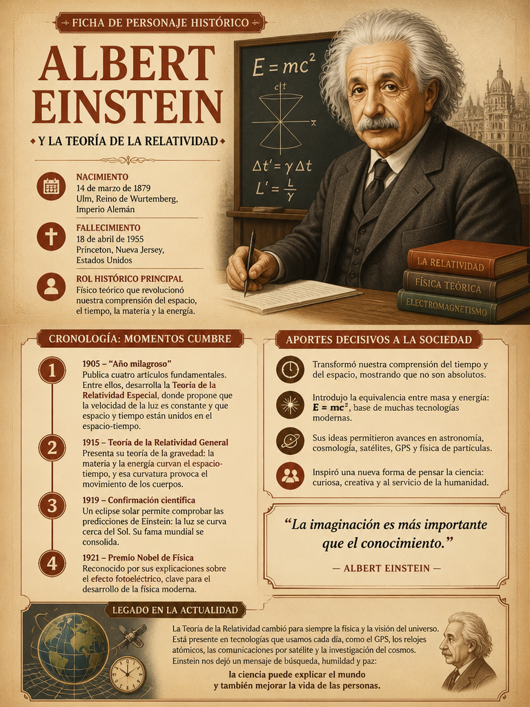 Albert Einstein y la Teoría de la Relatividad