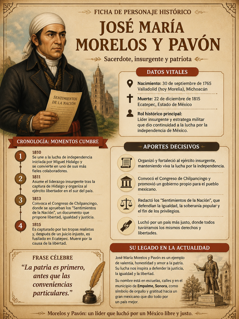 José María Morelos y Pavón