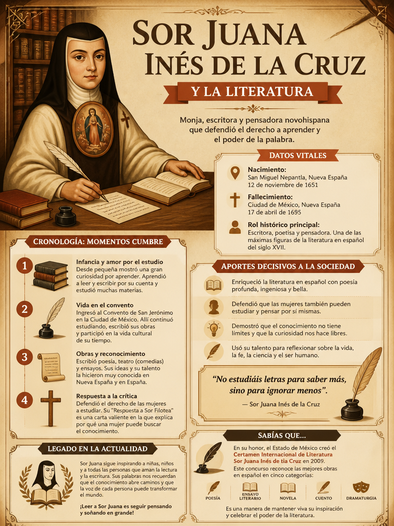 Sor Juana Inés de la Cruz y la Literatura