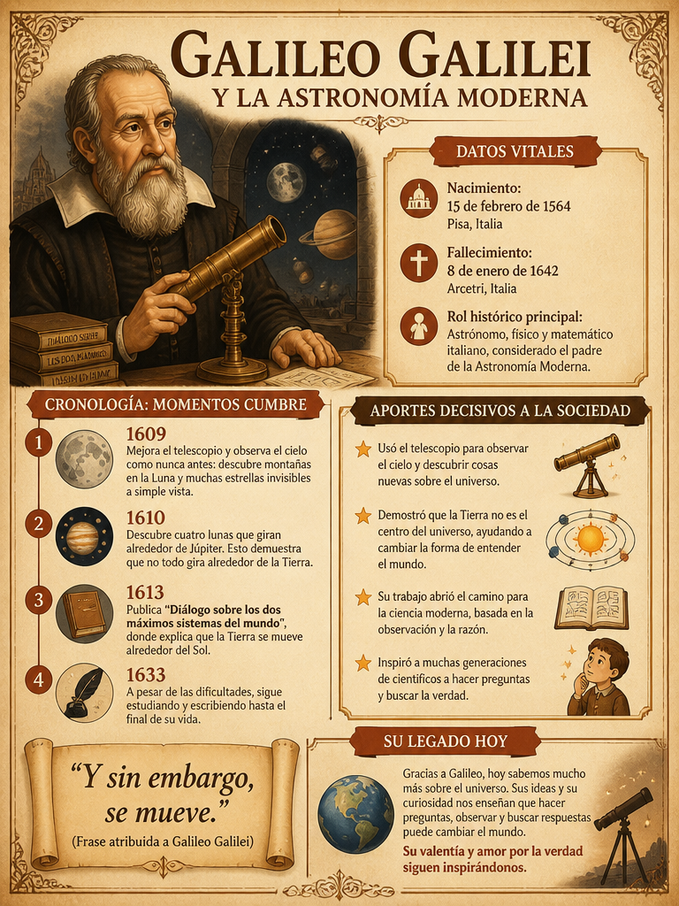 Galileo Galilei y la Astronomía Moderna