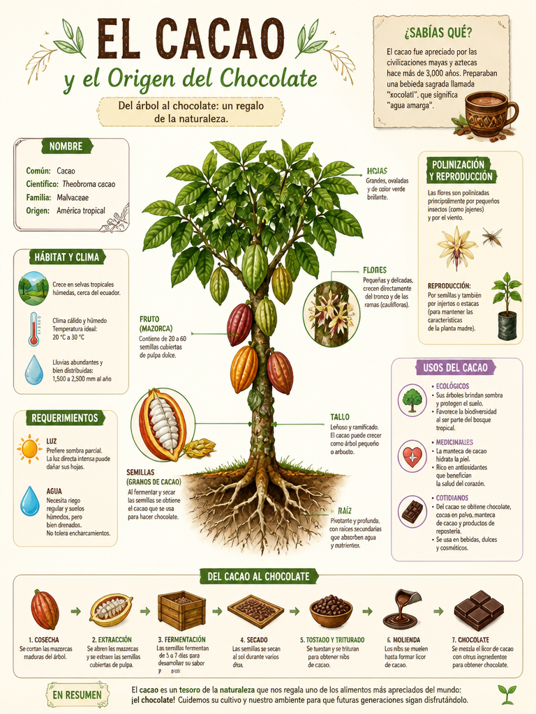 El Cacao y el Origen del Chocolate