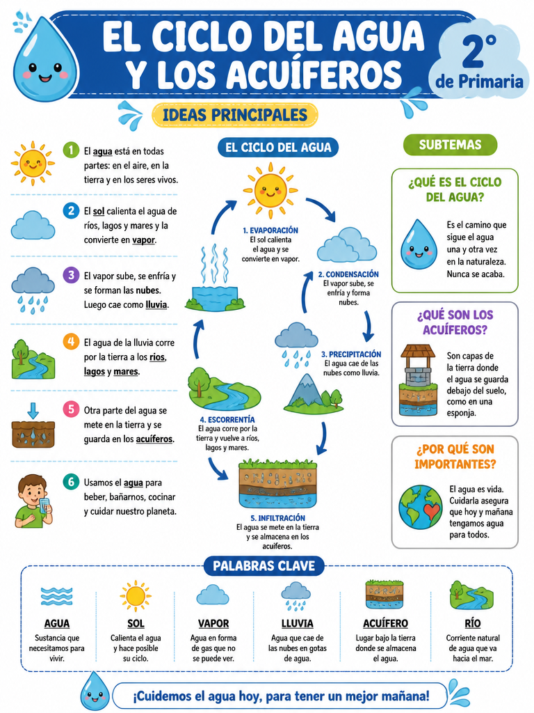 El Ciclo del Agua y los Acuíferos
