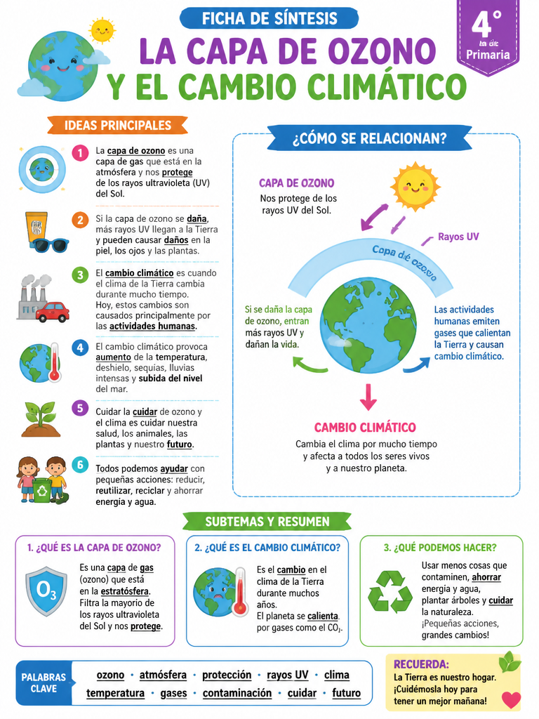 La Capa de Ozono y el Cambio Climático