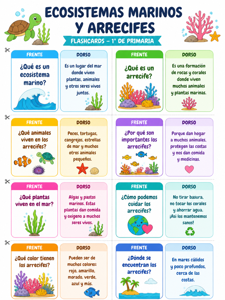 Ecosistemas Marinos y Arrecifes