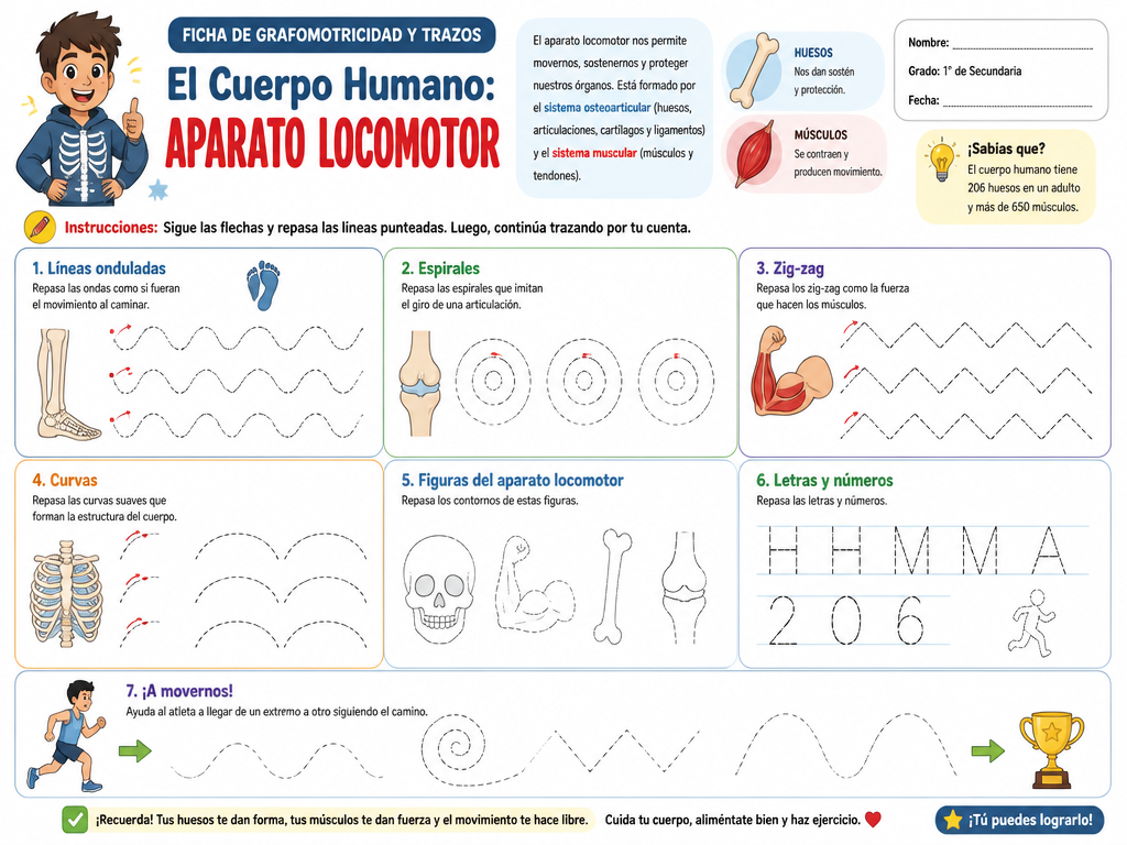 El Cuerpo Humano: Aparato Locomotor