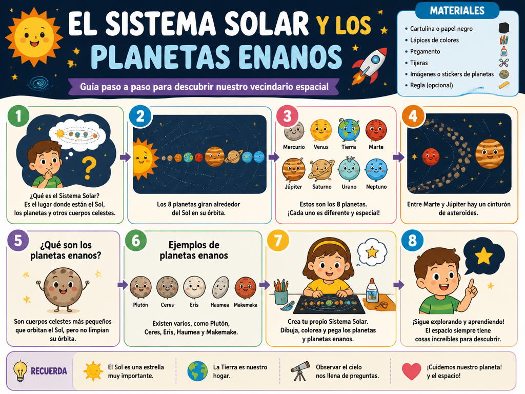 El Sistema Solar y los Planetas Enanos