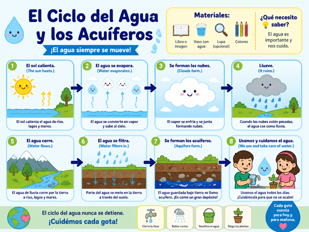 El Ciclo del Agua y los Acuíferos