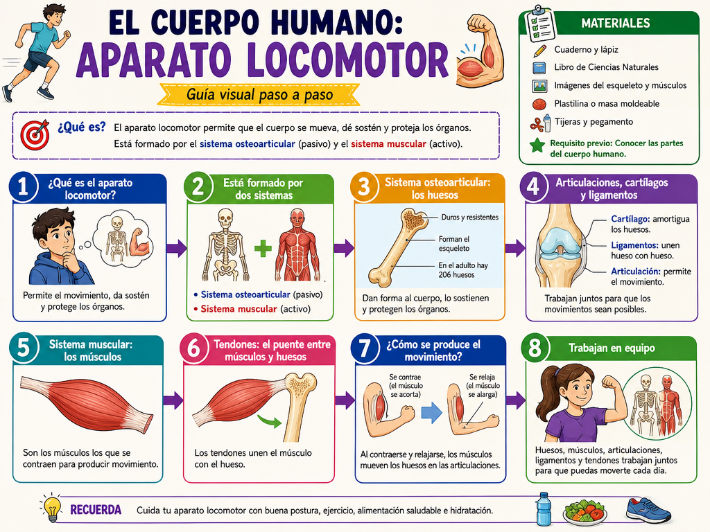 El Cuerpo Humano: Aparato Locomotor