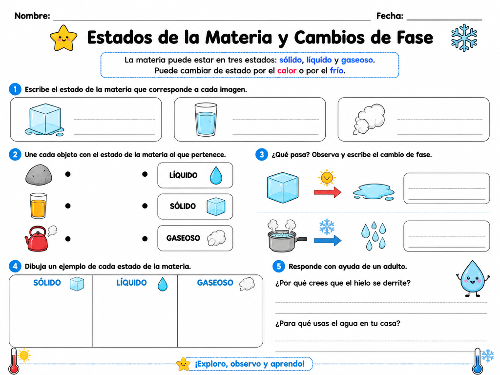 Estados de la Materia y Cambios de Fase