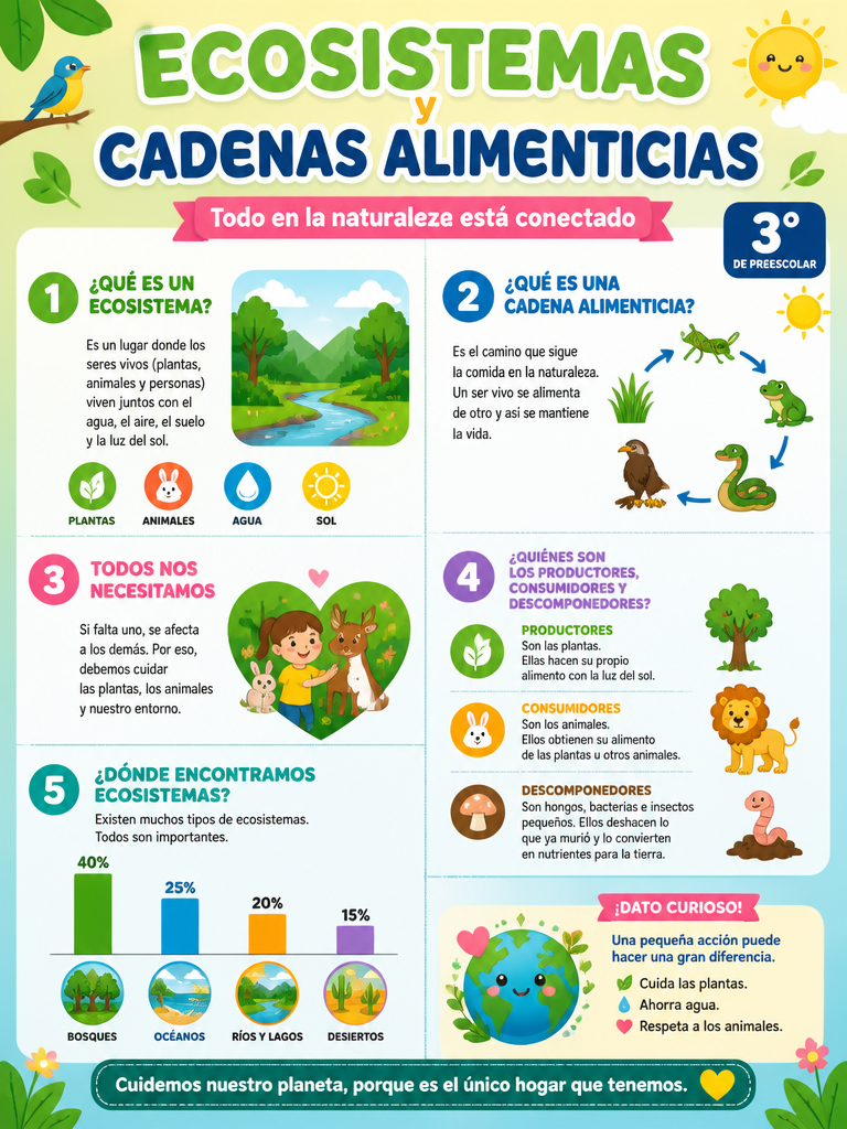 Ecosistemas y Cadenas Alimenticias