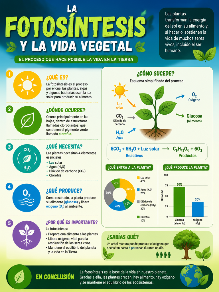 La Fotosíntesis y la Vida Vegetal