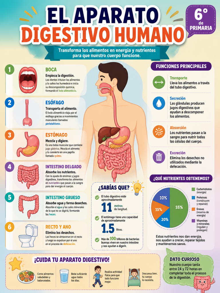 El Aparato Digestivo Humano