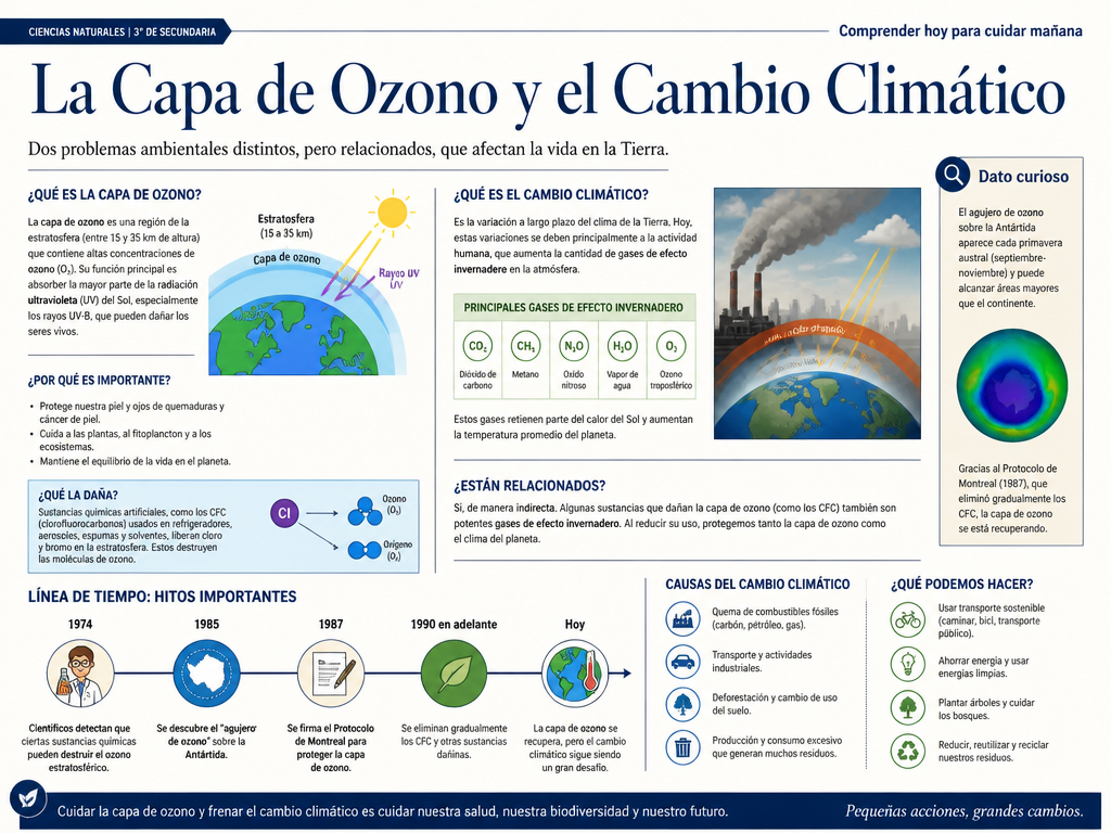 La Capa de Ozono y el Cambio Climático