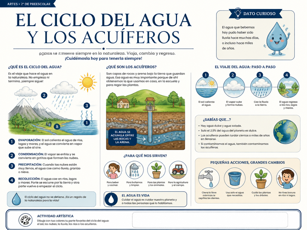 El Ciclo del Agua y los Acuíferos