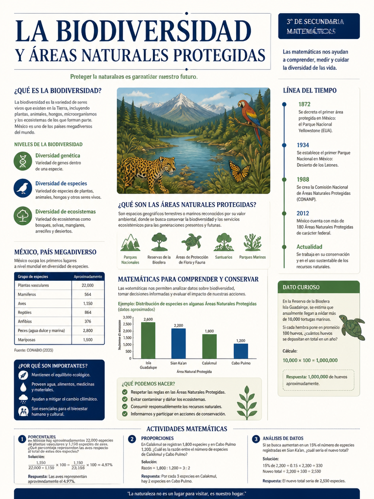 La Biodiversidad y Áreas Naturales Protegidas