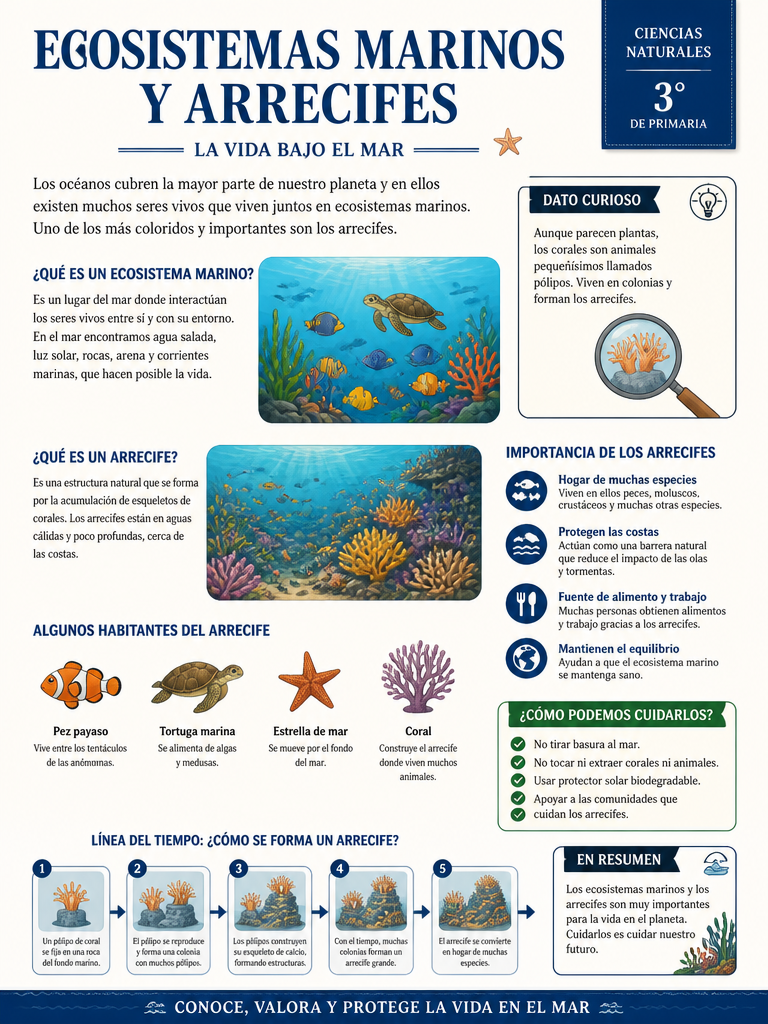 Ecosistemas Marinos y Arrecifes