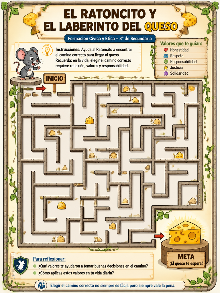 El Ratoncito y el Laberinto del Queso