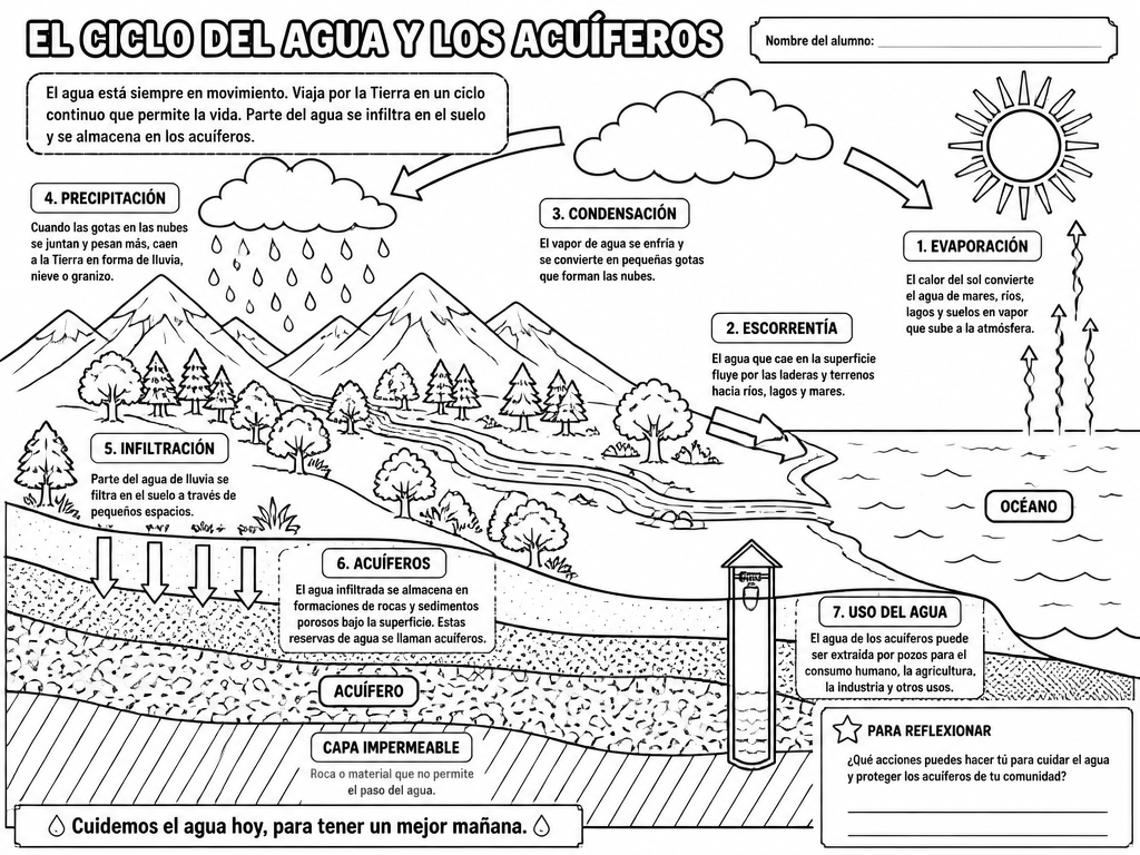 El Ciclo del Agua y los Acuíferos