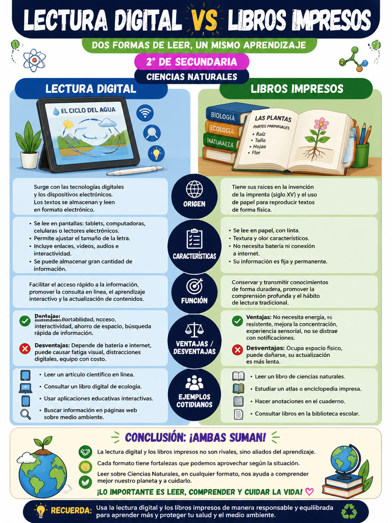 Lectura Digital vs Libros Impresos