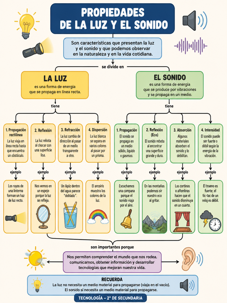 Propiedades de la Luz y el Sonido
