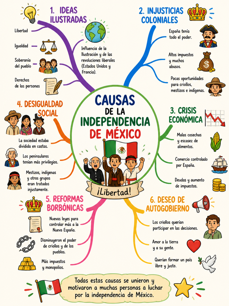 Causas de la Independencia de México