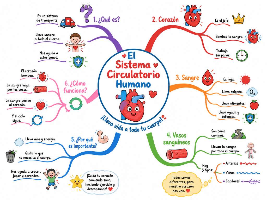 El Sistema Circulatorio Humano