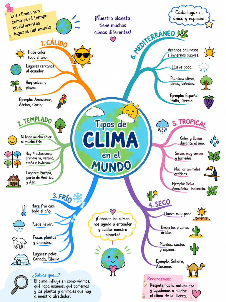 Tipos de Clima en el Mundo