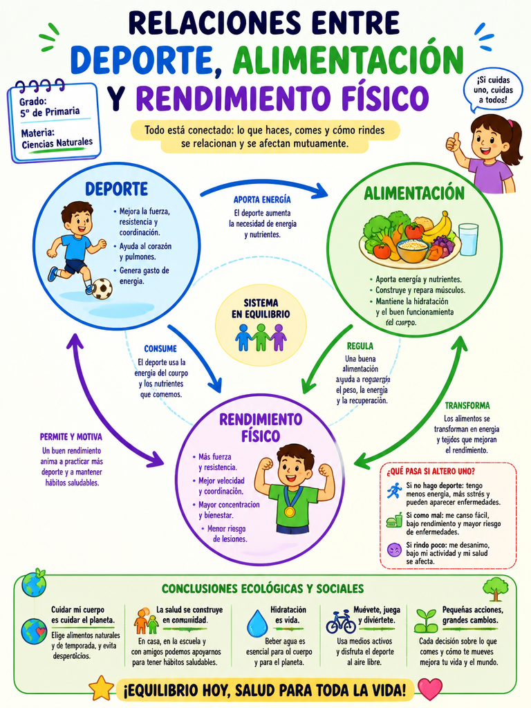 Relaciones entre Deporte, Alimentación y Rendimiento Físico