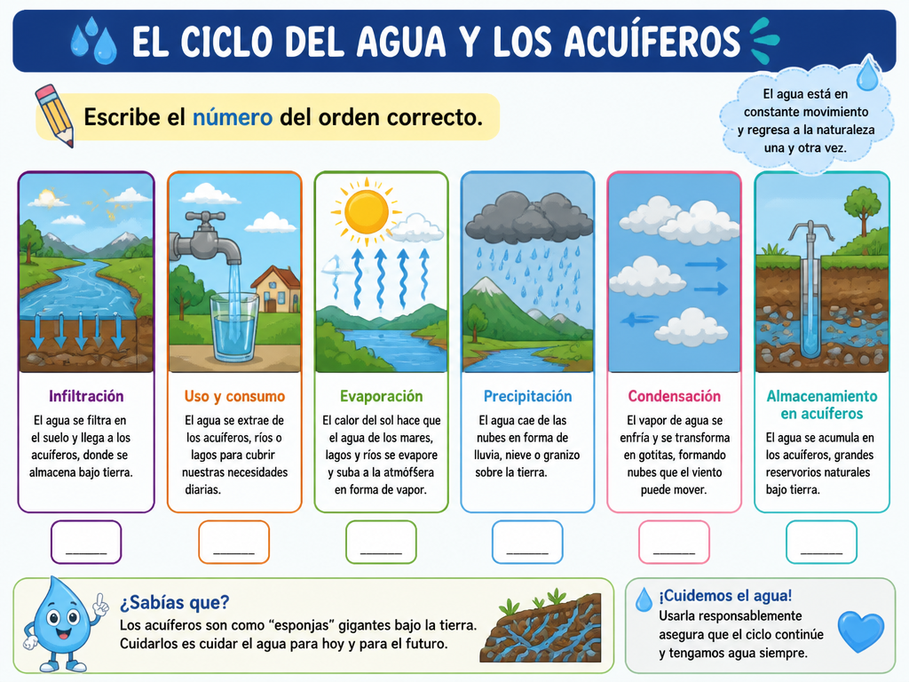 El Ciclo del Agua y los Acuíferos