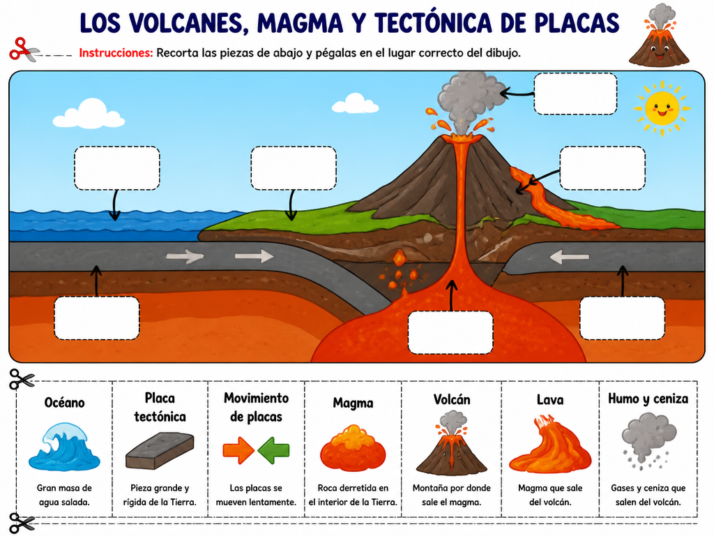 Los Volcanes, Magma y Tectónica de Placas