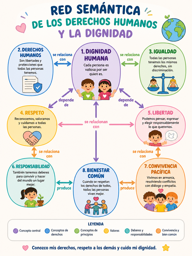 Red Semántica de los Derechos Humanos y la Dignidad