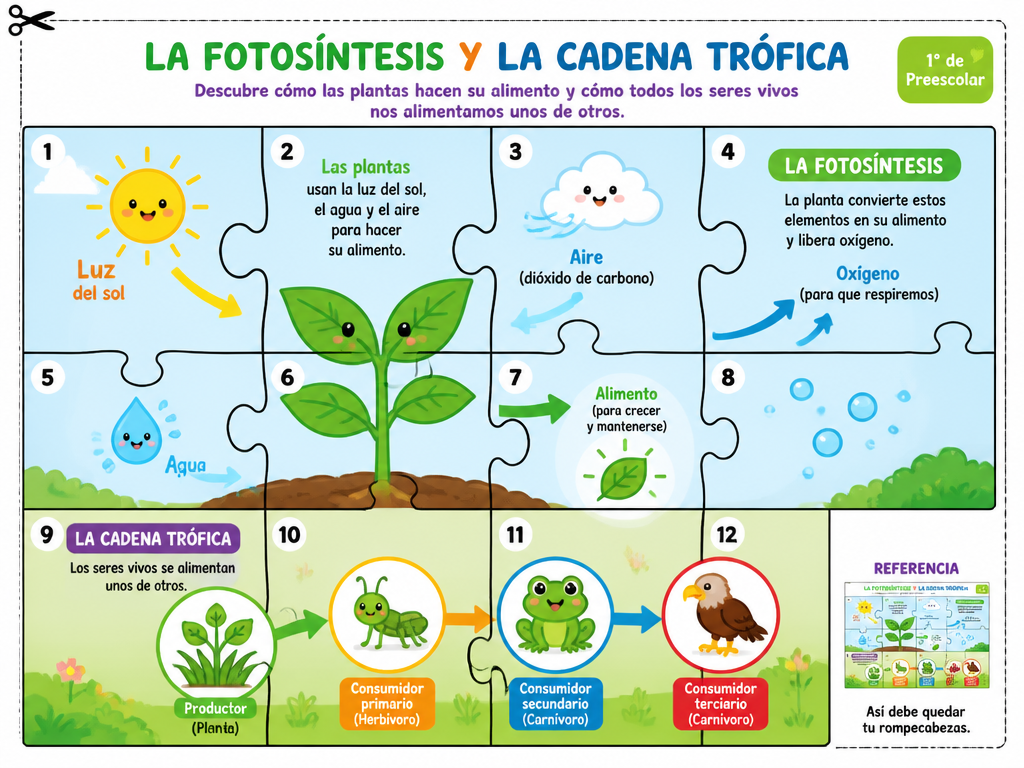 La Fotosíntesis y la Cadena Trófica
