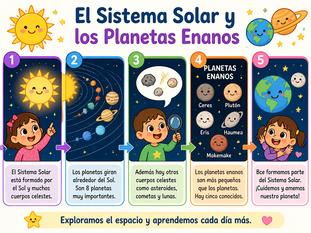 El Sistema Solar y los Planetas Enanos