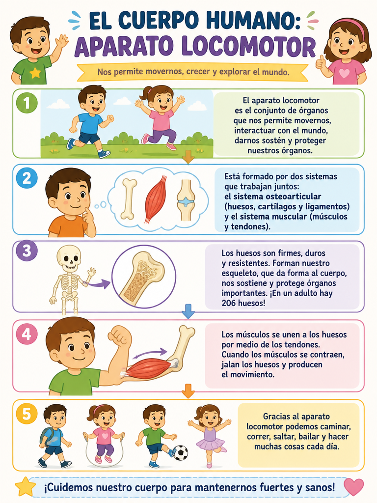 El Cuerpo Humano: Aparato Locomotor