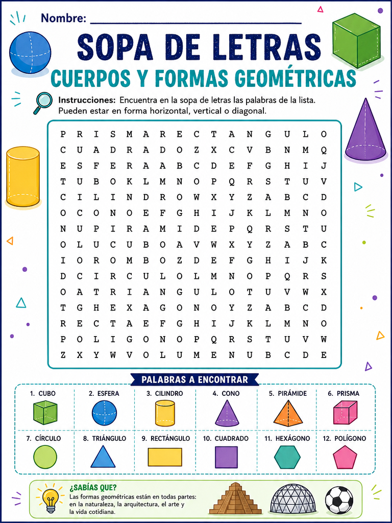 Cuerpos y Formas Geométricas