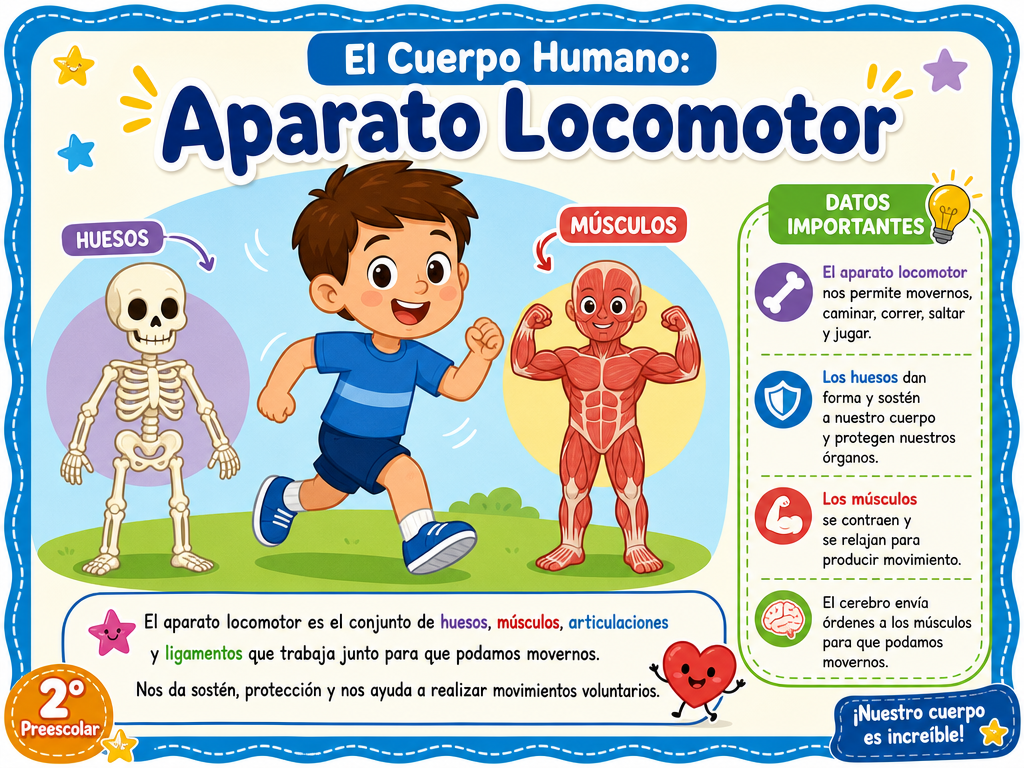 El Cuerpo Humano: Aparato Locomotor