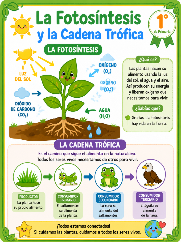 La Fotosíntesis y la Cadena Trófica