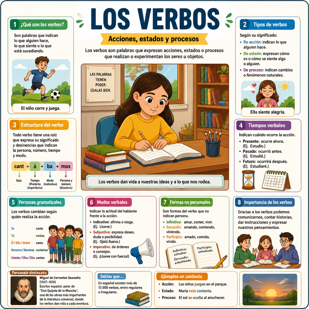 Los verbos — imagen 1 de 1